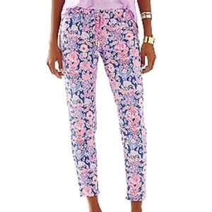 Lilly Pulitzer Lola Pants in Iris Blue Werk It
